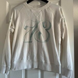 MOTHER Pullover Crewneck Sweatshirt with Graphic